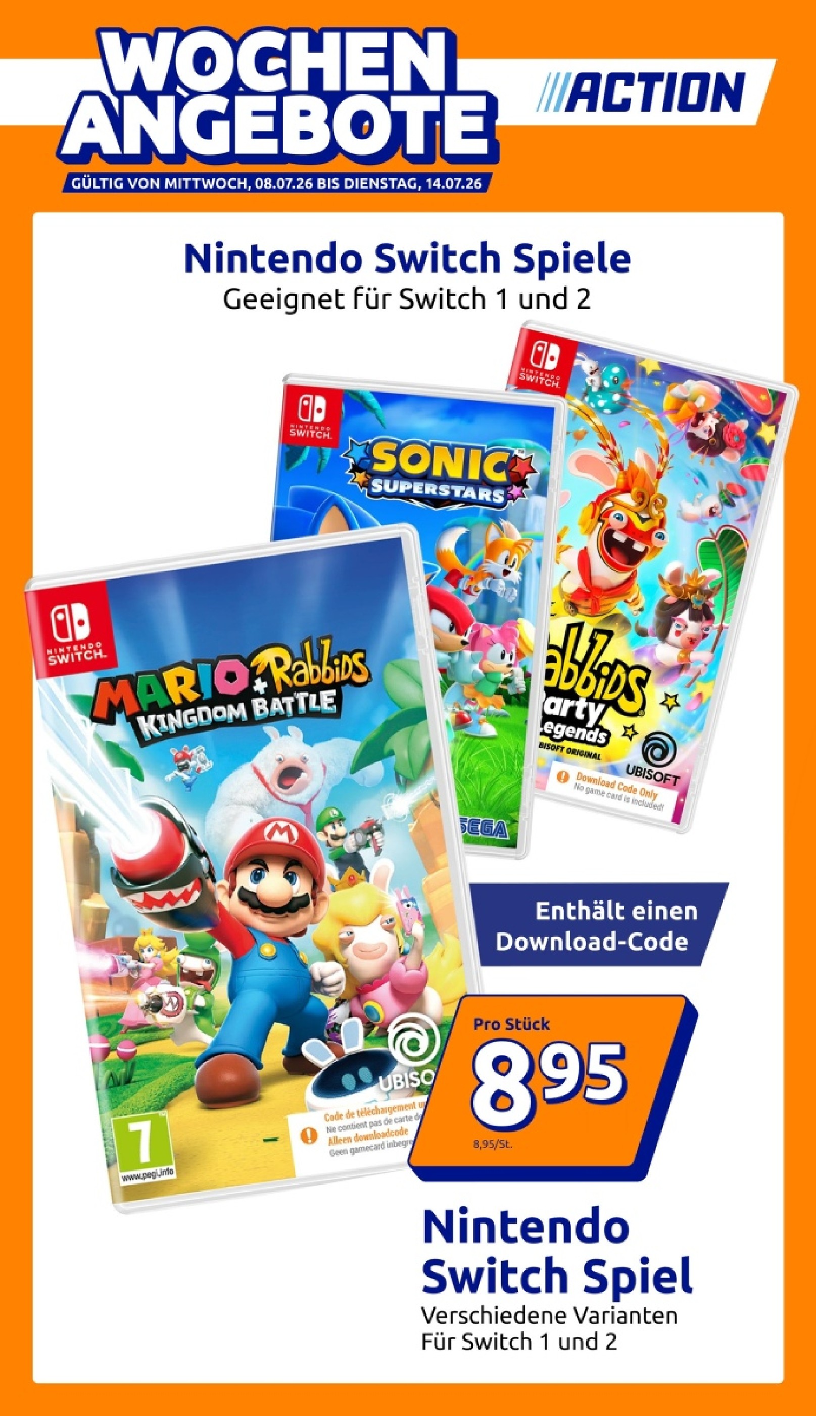 Nintendo Switch Angebot im aktuellen Action Prospekt auf Seite 1
